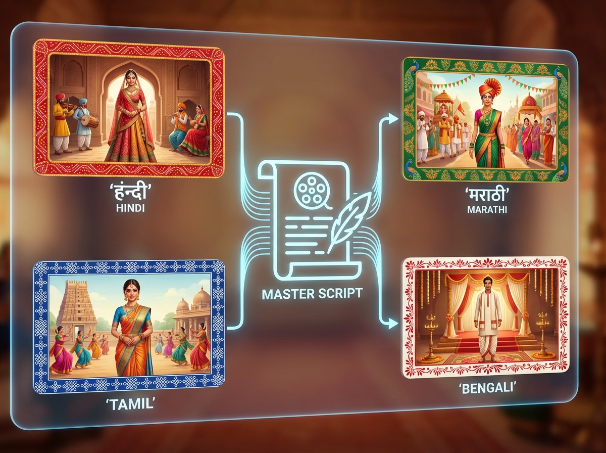 AI video biodata and family introduction workflow