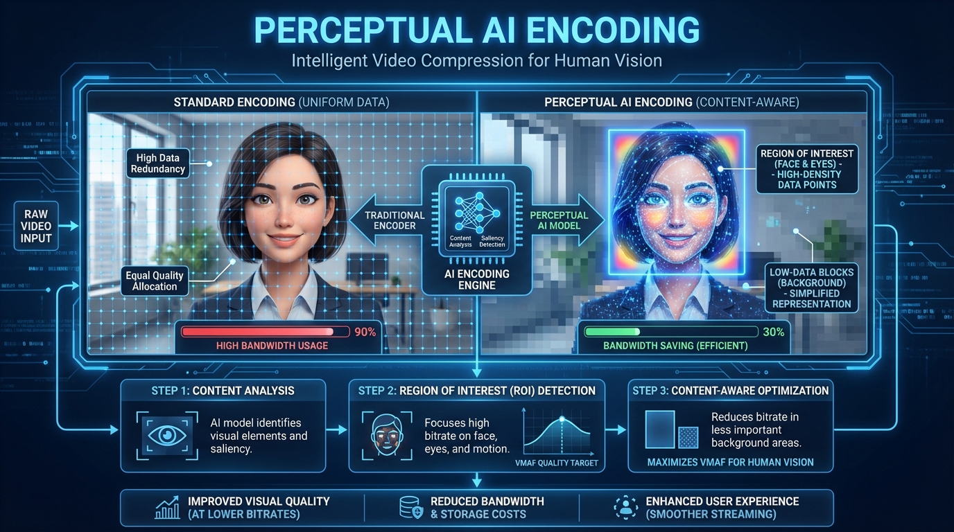 Data-saver presets and ROI visualization