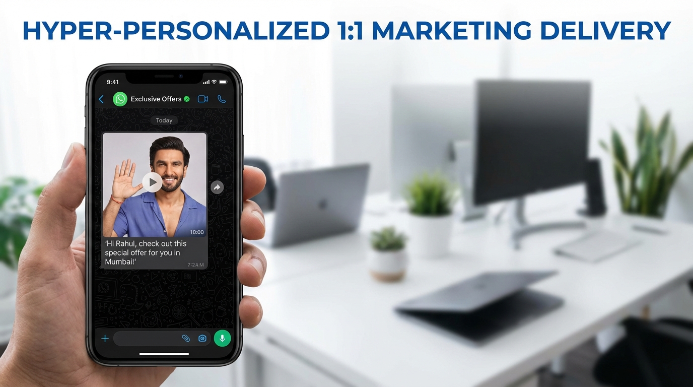 Personalised Celebrity Endorsement Header