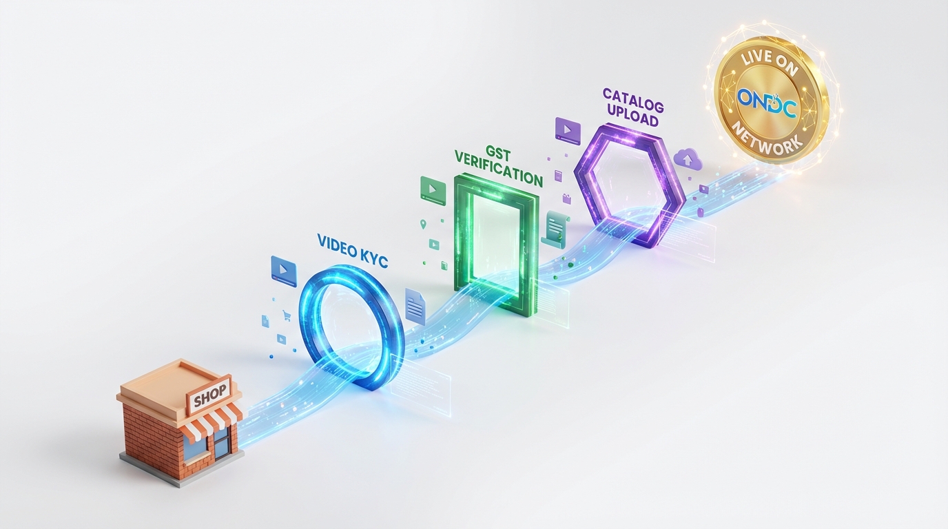 Illustration of hyperlocal personalization and ONDC video workflows