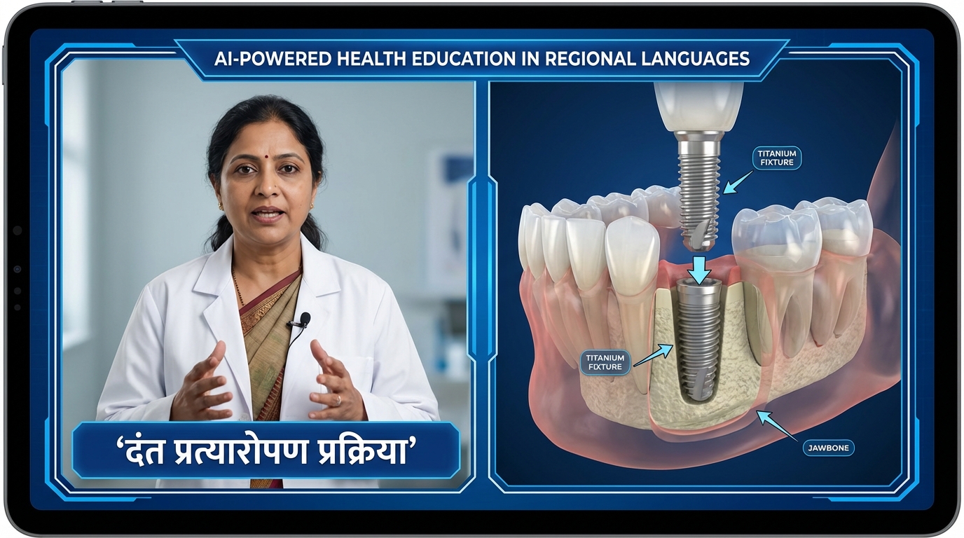 AI video production workflow for dental clinics