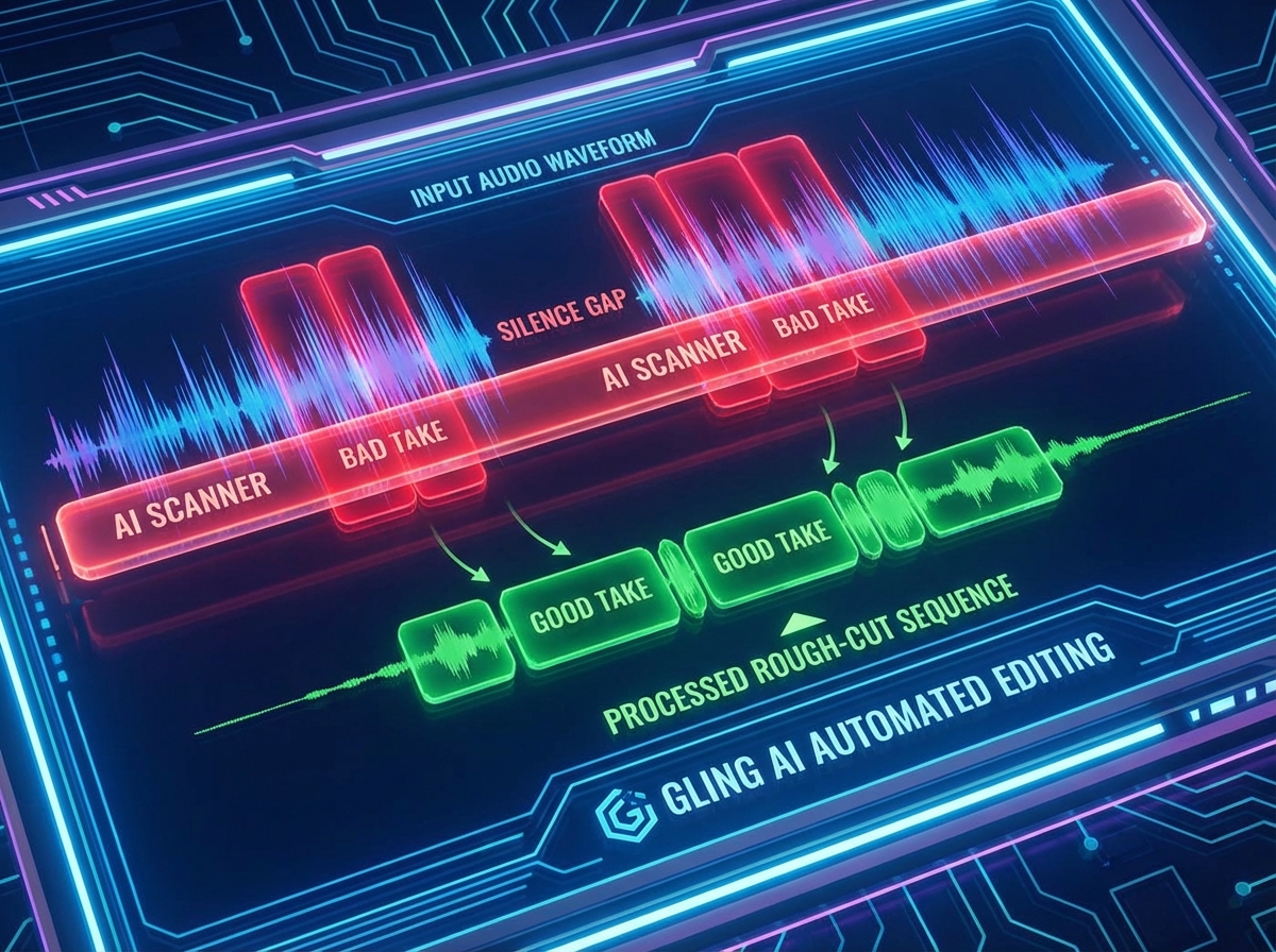 Gling AI interface rough cut example