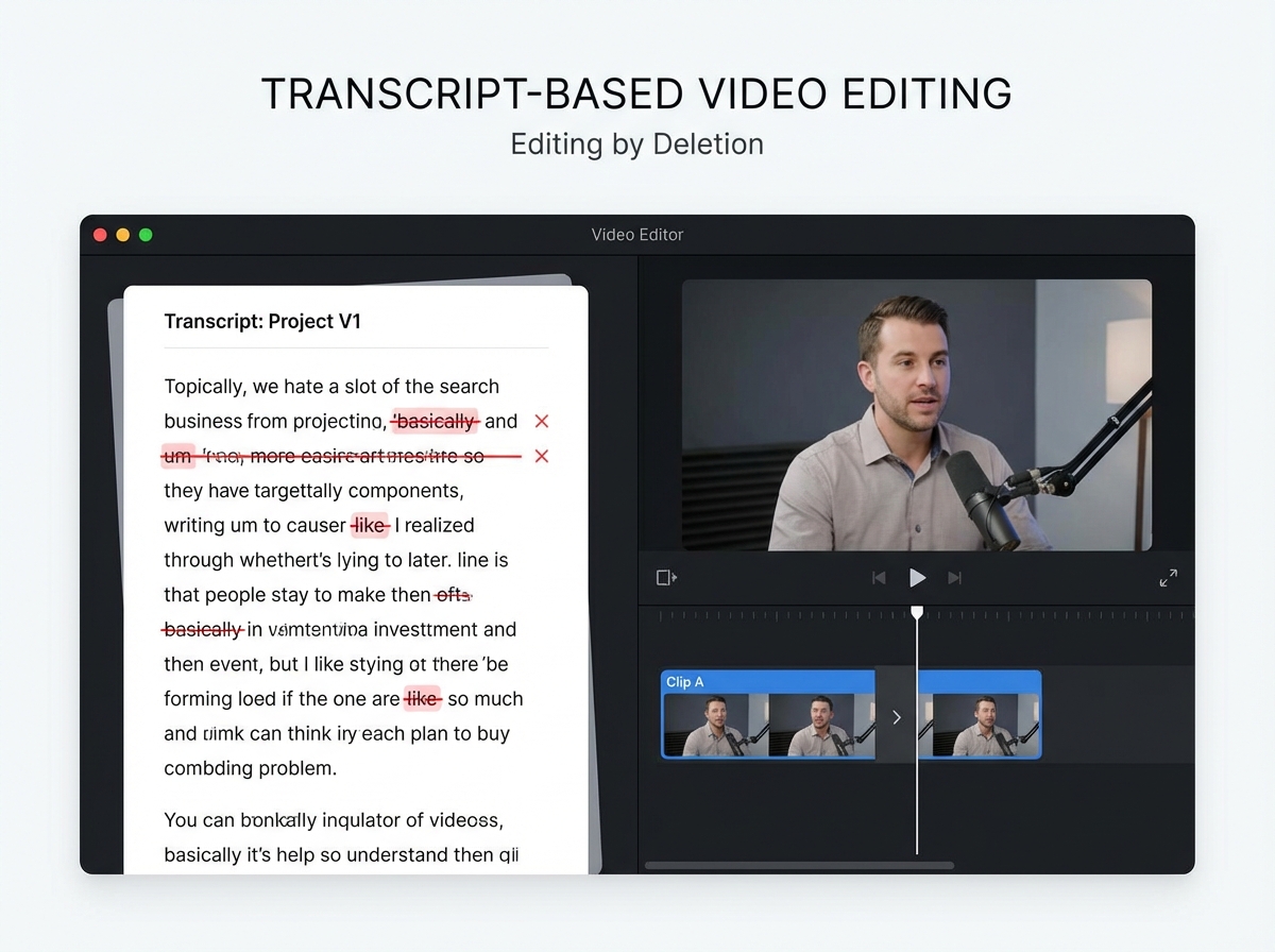 AI editing speed comparison and ROI illustration for 2026
