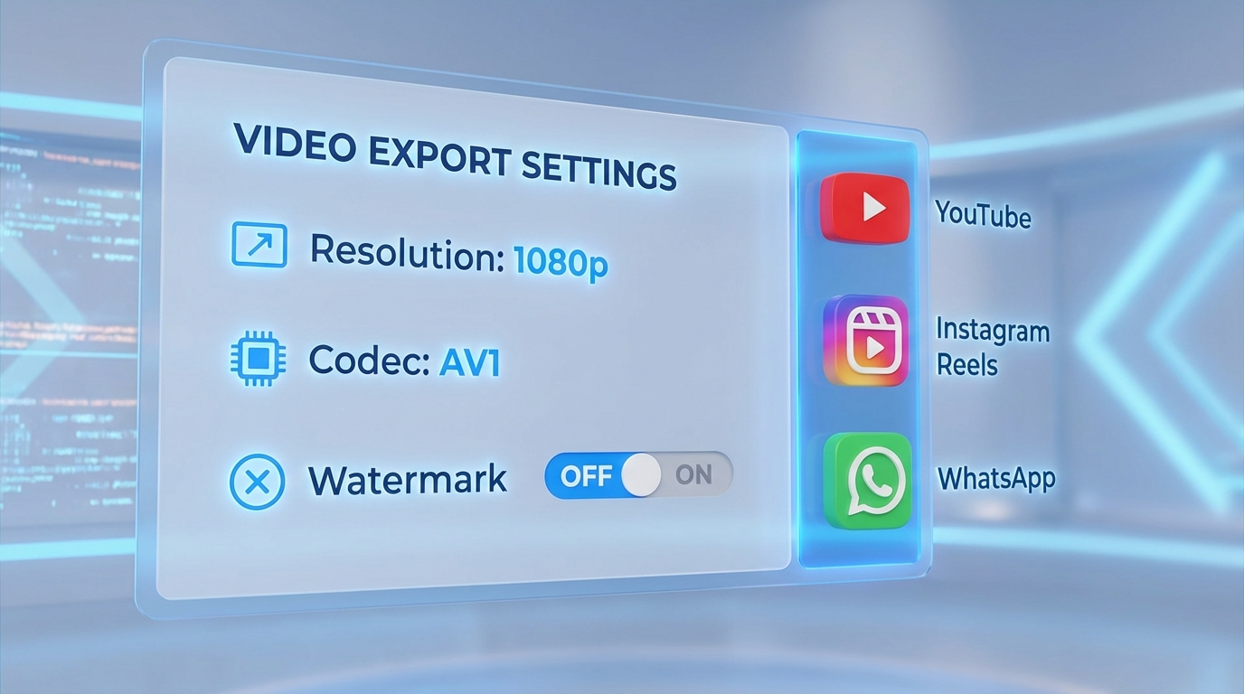 No watermark AI video tools in India banner