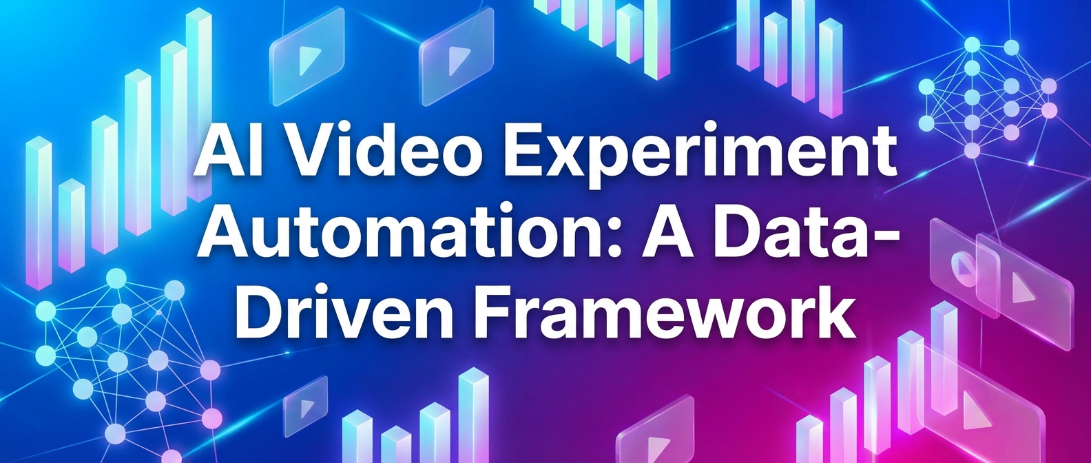 AI Video Experiment Automation: A Data-Driven Framework