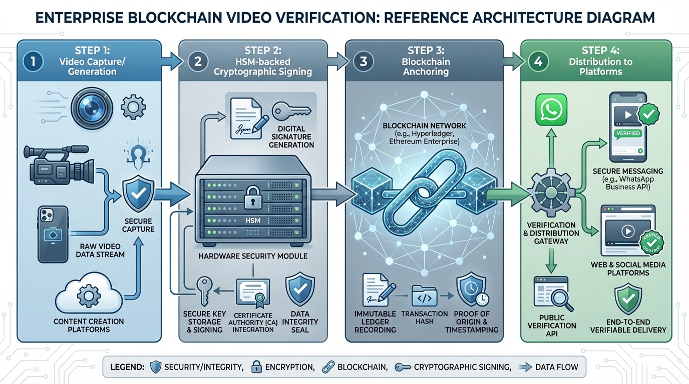 Enterprise-grade C2PA provenance pipeline diagram