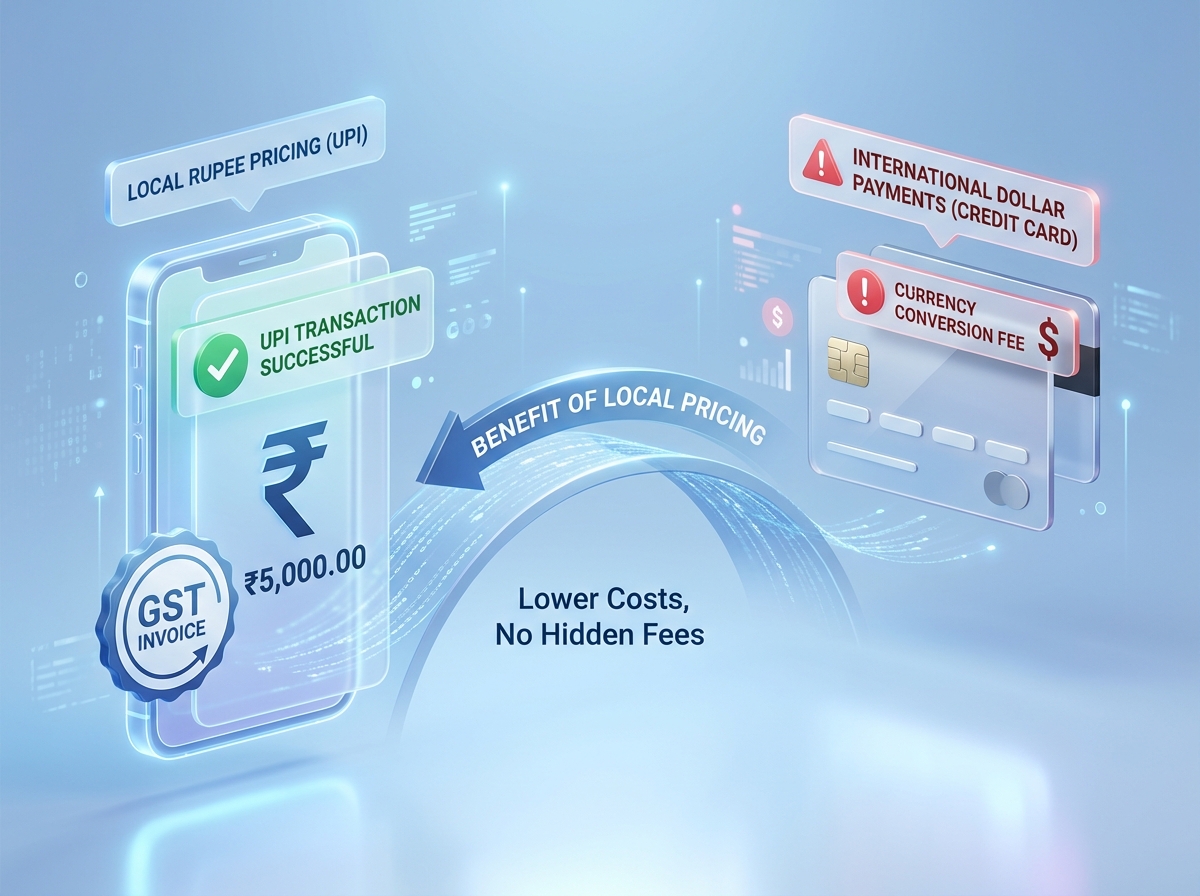 Illustration representing AI video tools and pricing in India for 2026