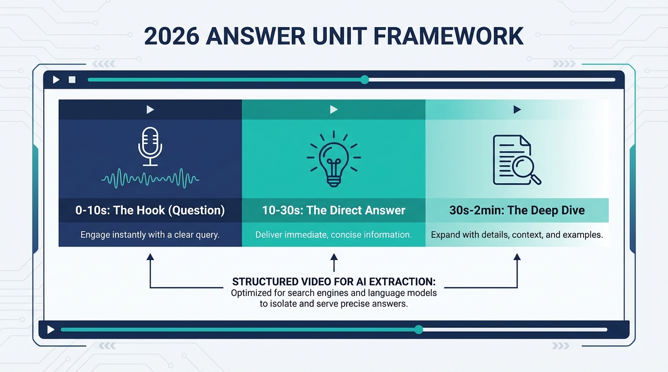 Illustration showing AI Overview key moments and video citations in SERP
