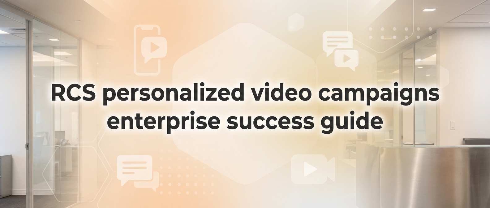 RCS personalized video campaigns enterprise success guide