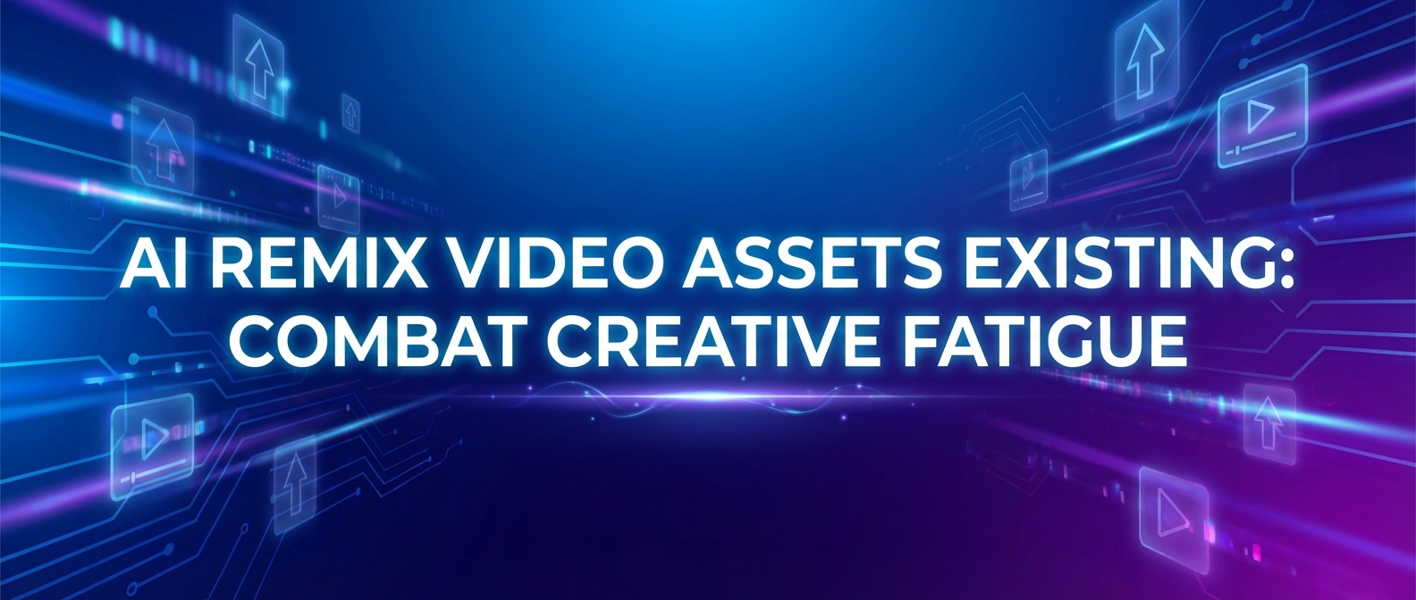 AI remix video assets existing: Combat Creative Fatigue
