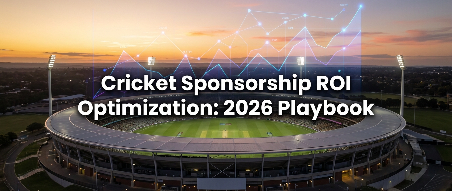 Cricket Sponsorship ROI Optimization: 2026 Playbook