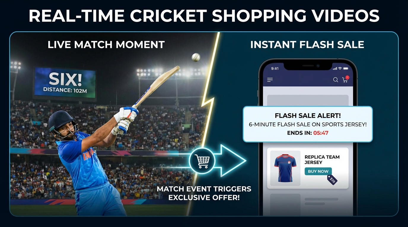 Diagram showing interactive shopping IPL touchpoints and triggers