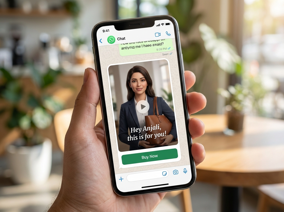 Festival greeting automation with multilingual AI avatars on WhatsApp