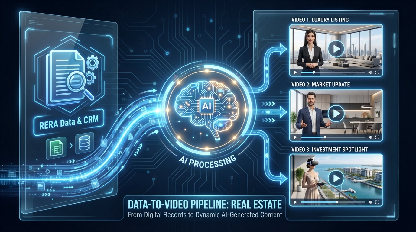 AI avatar property walkthrough on mobile in multiple Indian languages