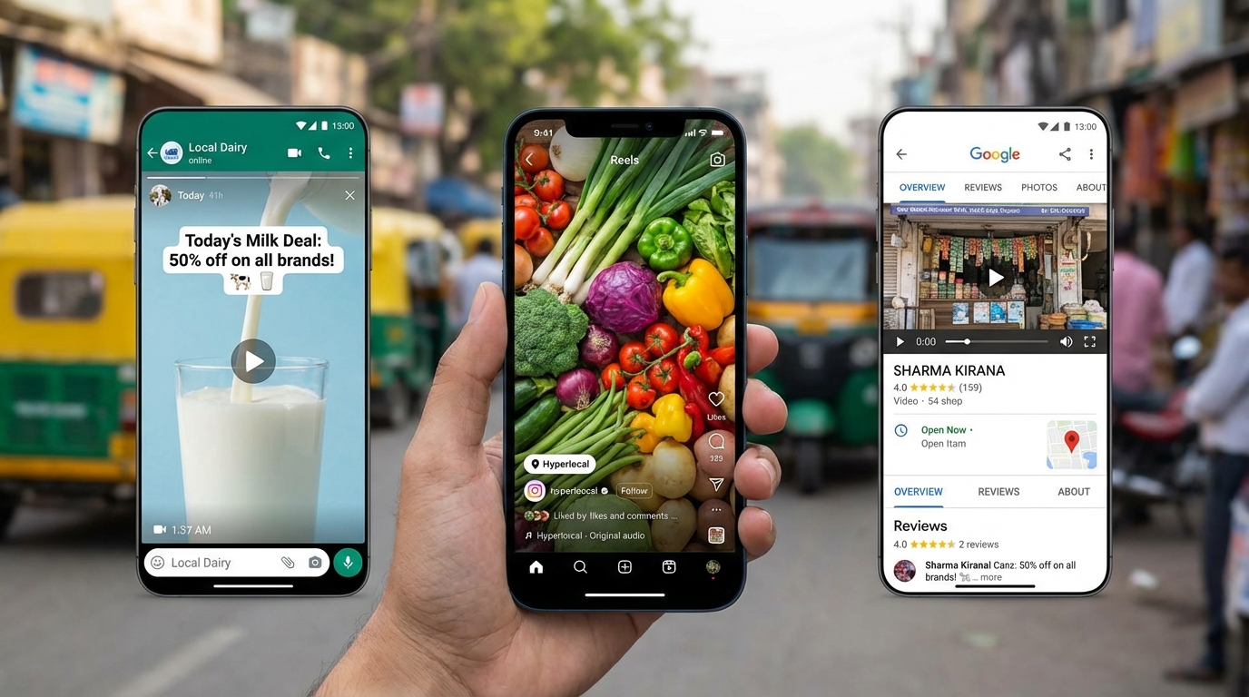 AI video marketing visuals for kirana store promotions