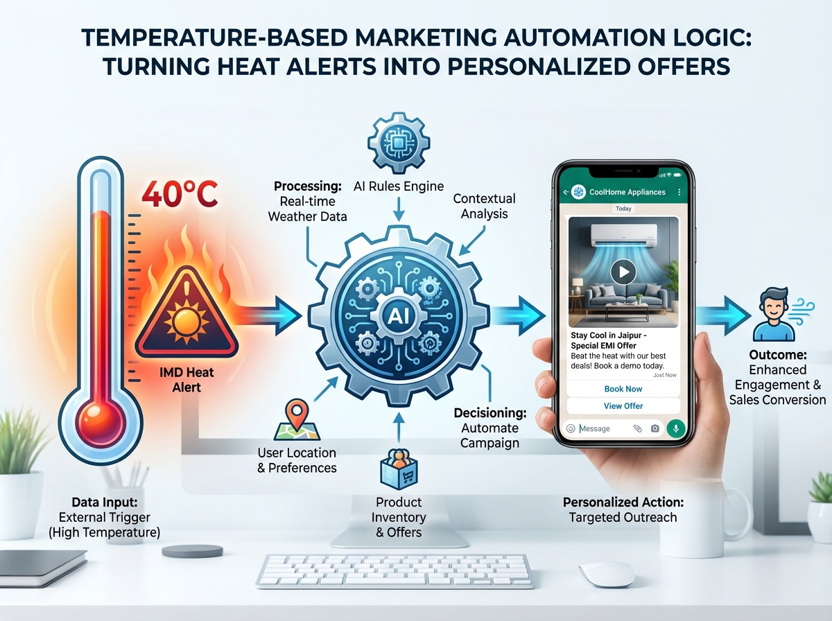 Dashboard showing personalized AC and cooler recommendations by city temperature and budget
