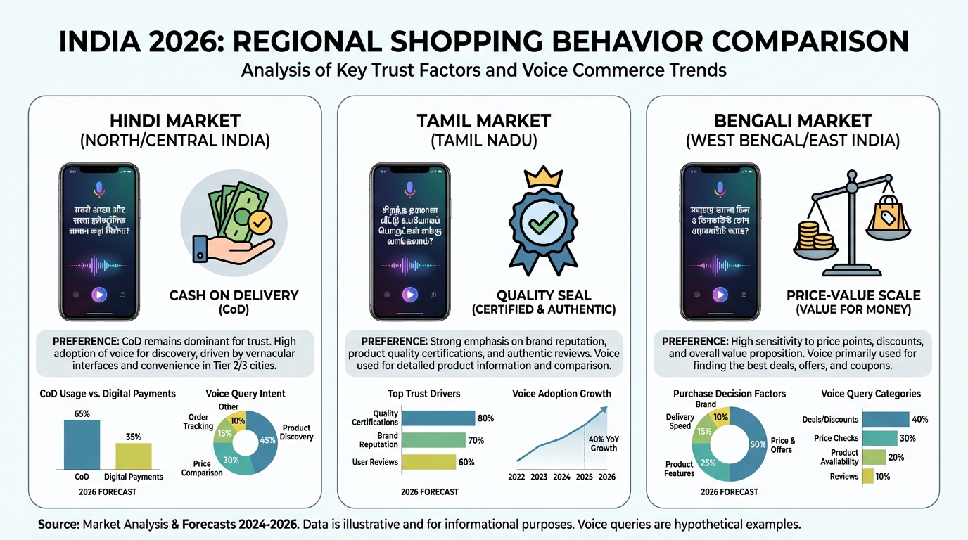 Vernacular voice commerce illustration for India 2026