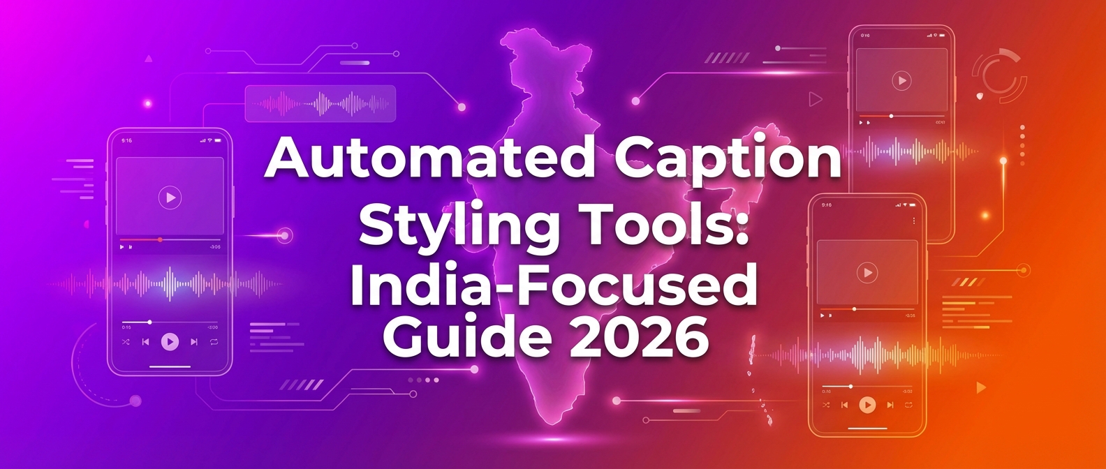 Automated Caption Styling Tools: India-Focused Guide 2026