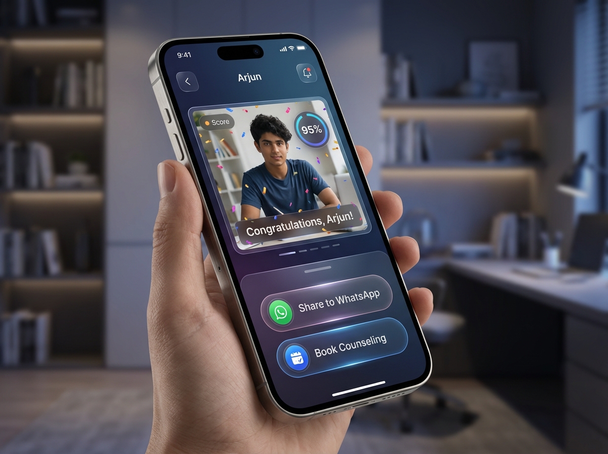 Automated video recognition and counseling journey example