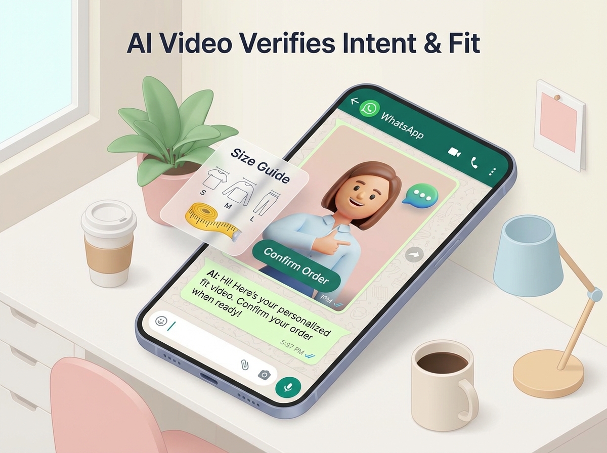 Diagram showing AI video integration points within Shiprocket and Delhivery workflows