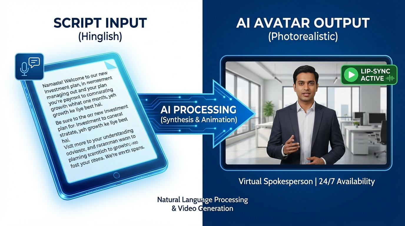 Illustration of Hinglish faceless YouTube niches in India: dark psychology, mythology, finance