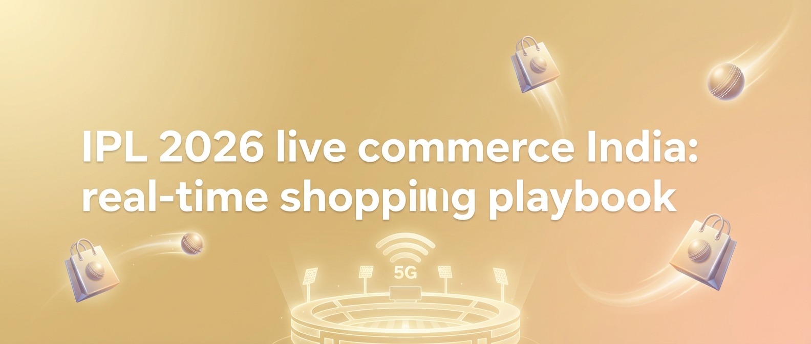 IPL 2026 live commerce India: real-time shopping playbook