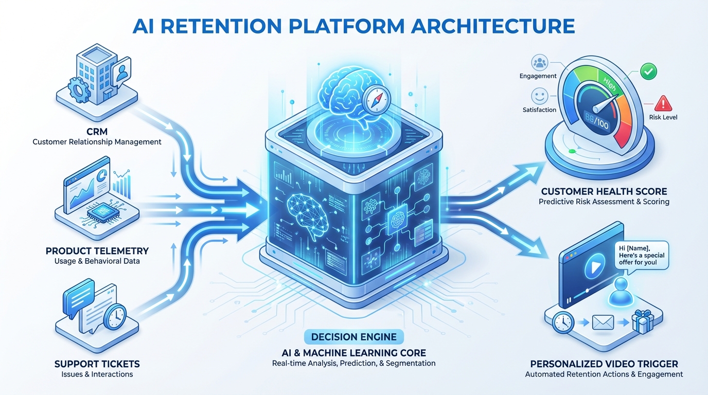Analytics dashboard for AI-driven customer health and retention