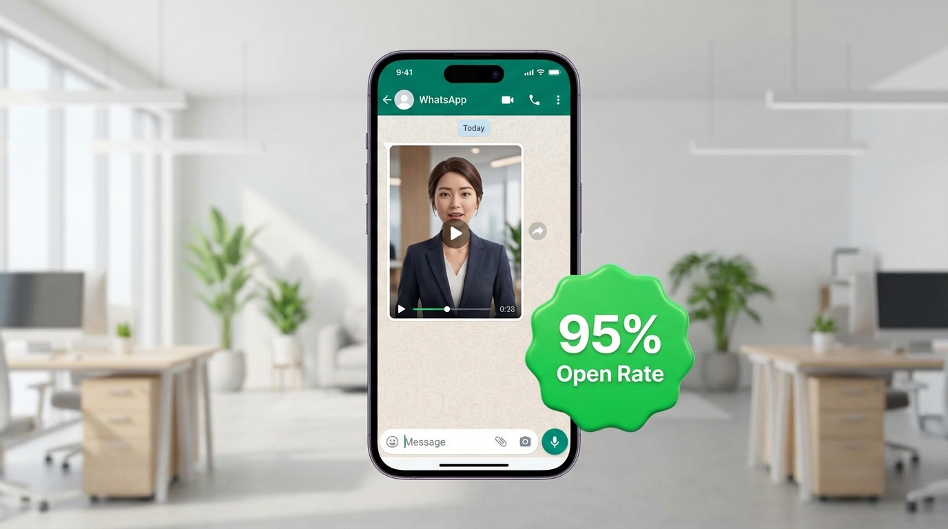 AI prospecting video workflow illustration