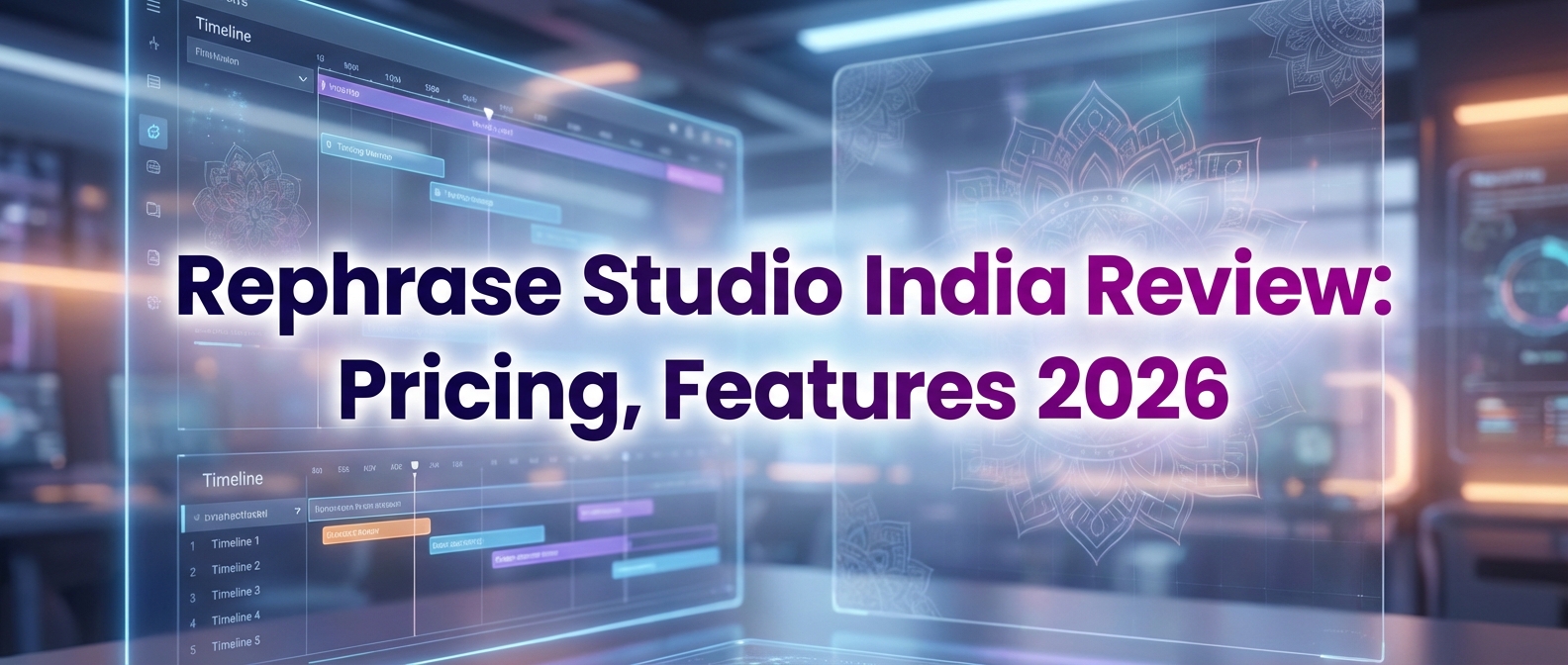 Rephrase Studio India Review: Pricing, Features 2026