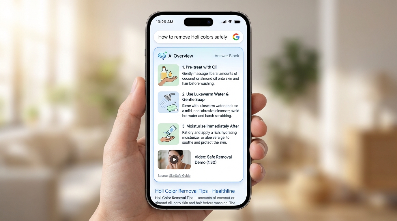 Video-first AI Overviews strategy illustration for featured snippets