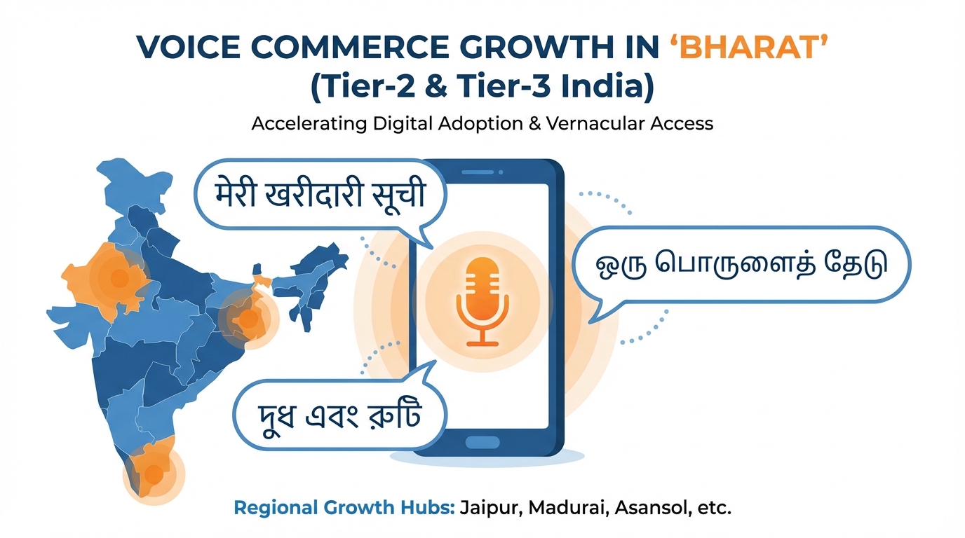 Conversational AI stack for regional language voice commerce in India