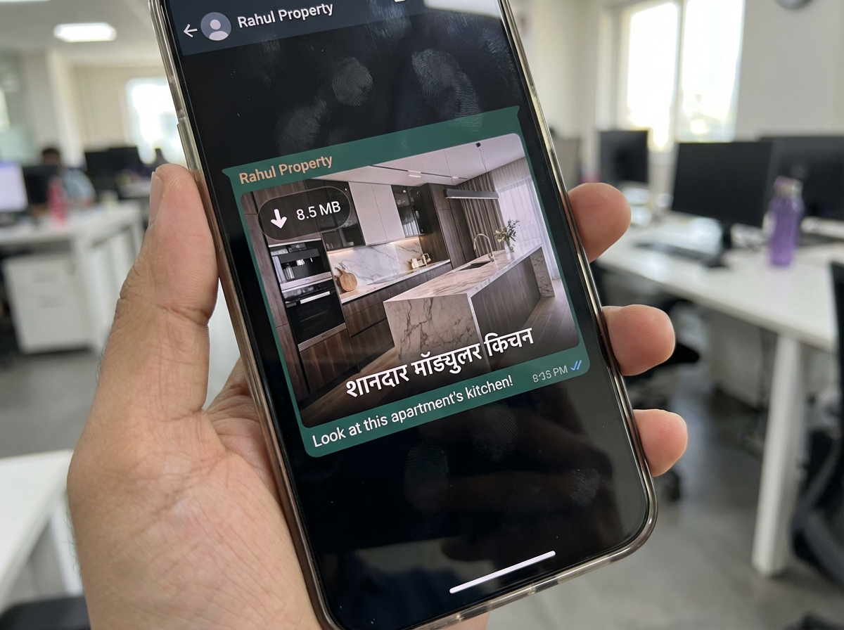 AI real estate reels maker workflow visualization for Indian brokers and builders