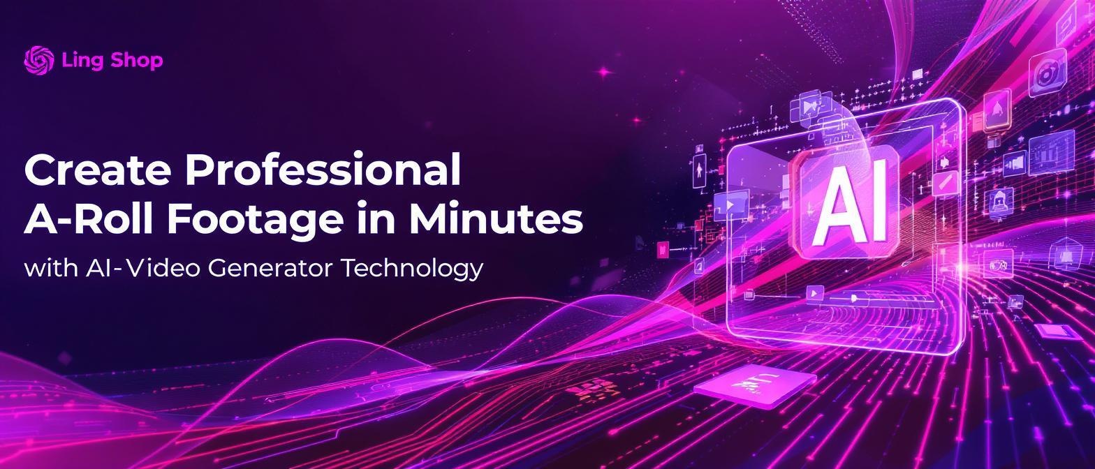 Create Professional A-Roll Footage in Minutes with AI Video Generator Technology