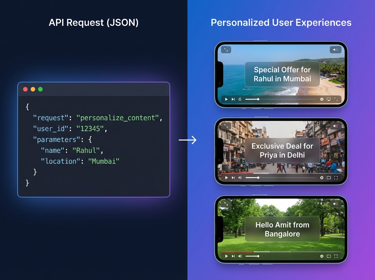 API-driven video creation and rendering pipeline with queue and webhooks