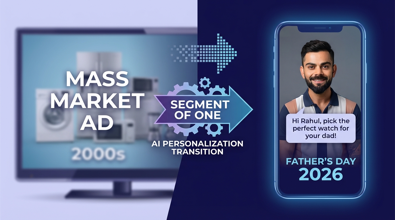 Visual showing Father’s Day brand activation campaigns in India