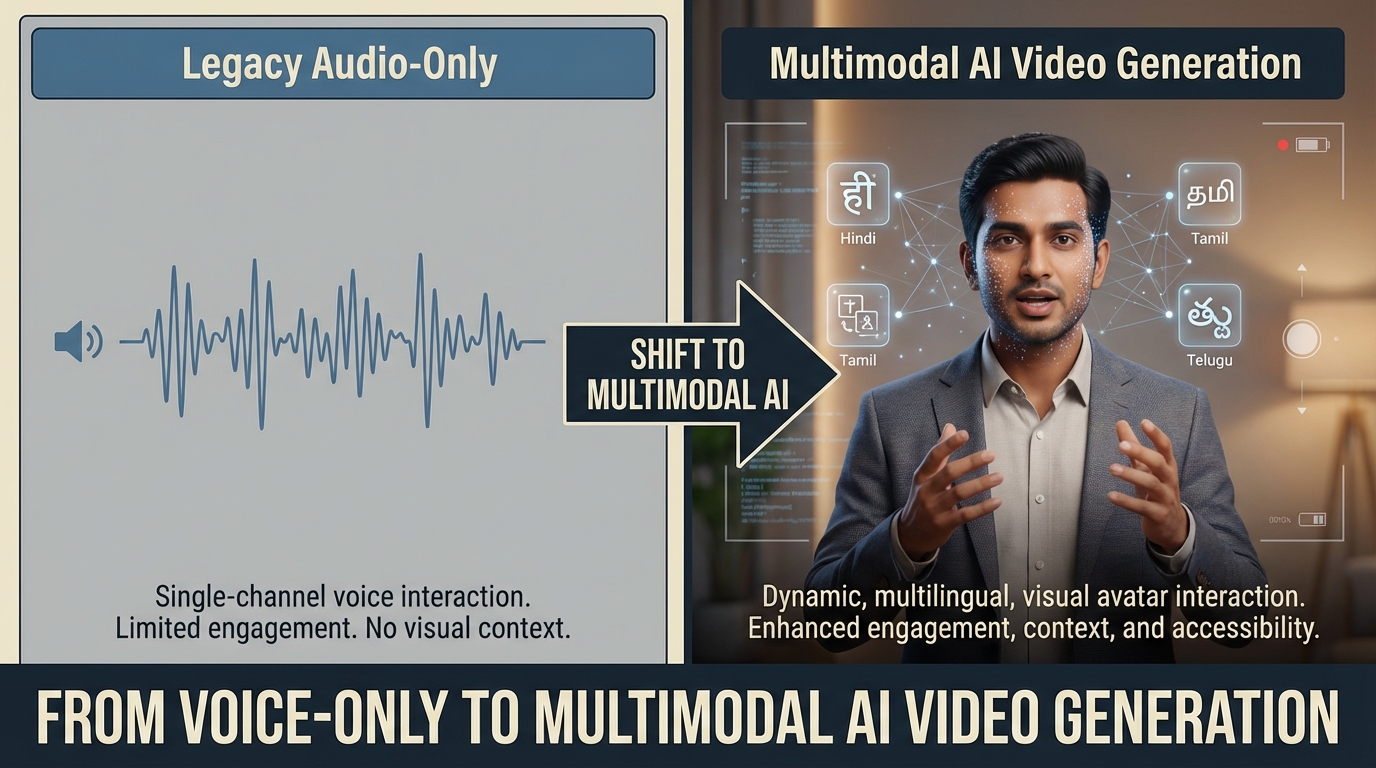 Dashboard of an AI avatar and TTS studio illustrating integrated workflow