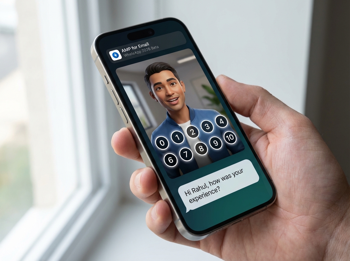 Interactive NPS survey and video personalization across channels