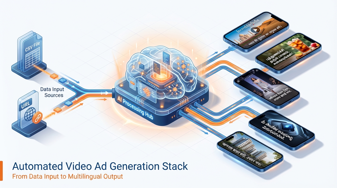 Enterprise vernacular video automation stack overview