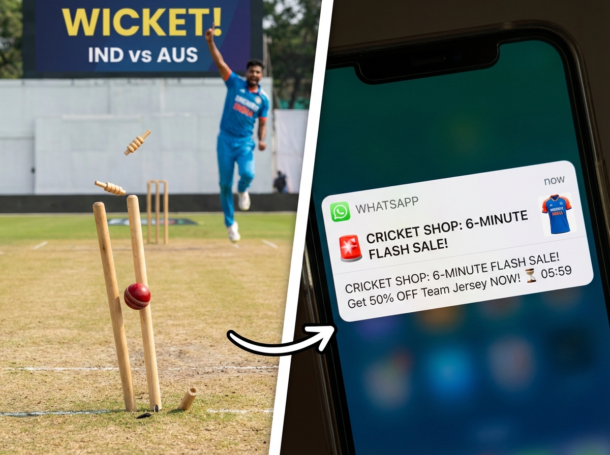 Fantasy league gamification video linking performance to merchandise offers