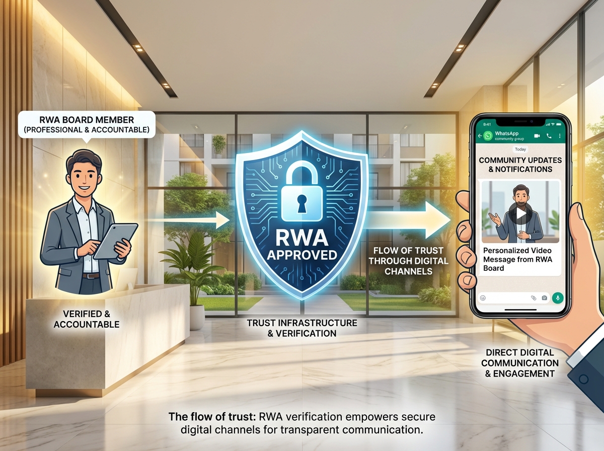 Hyperlocal group buying and WhatsApp distribution visual