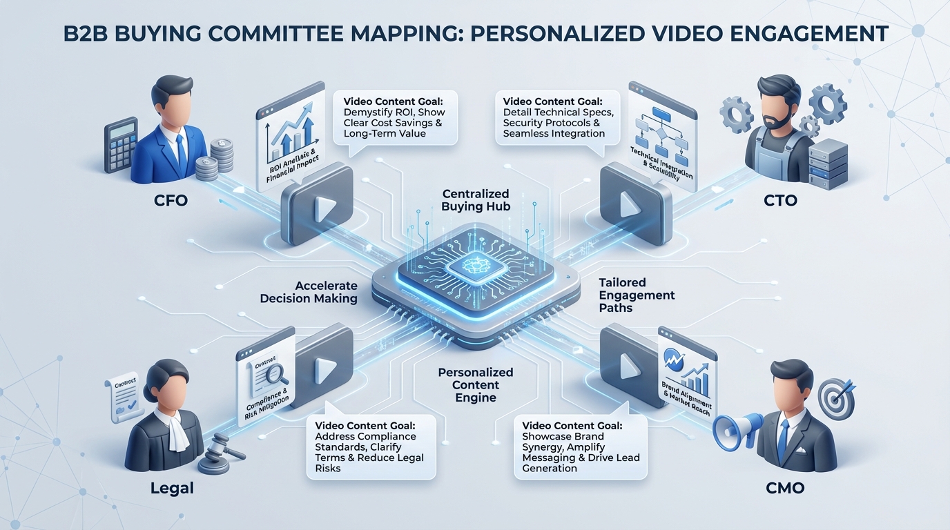 Illustration of enterprise vendor selection video strategy