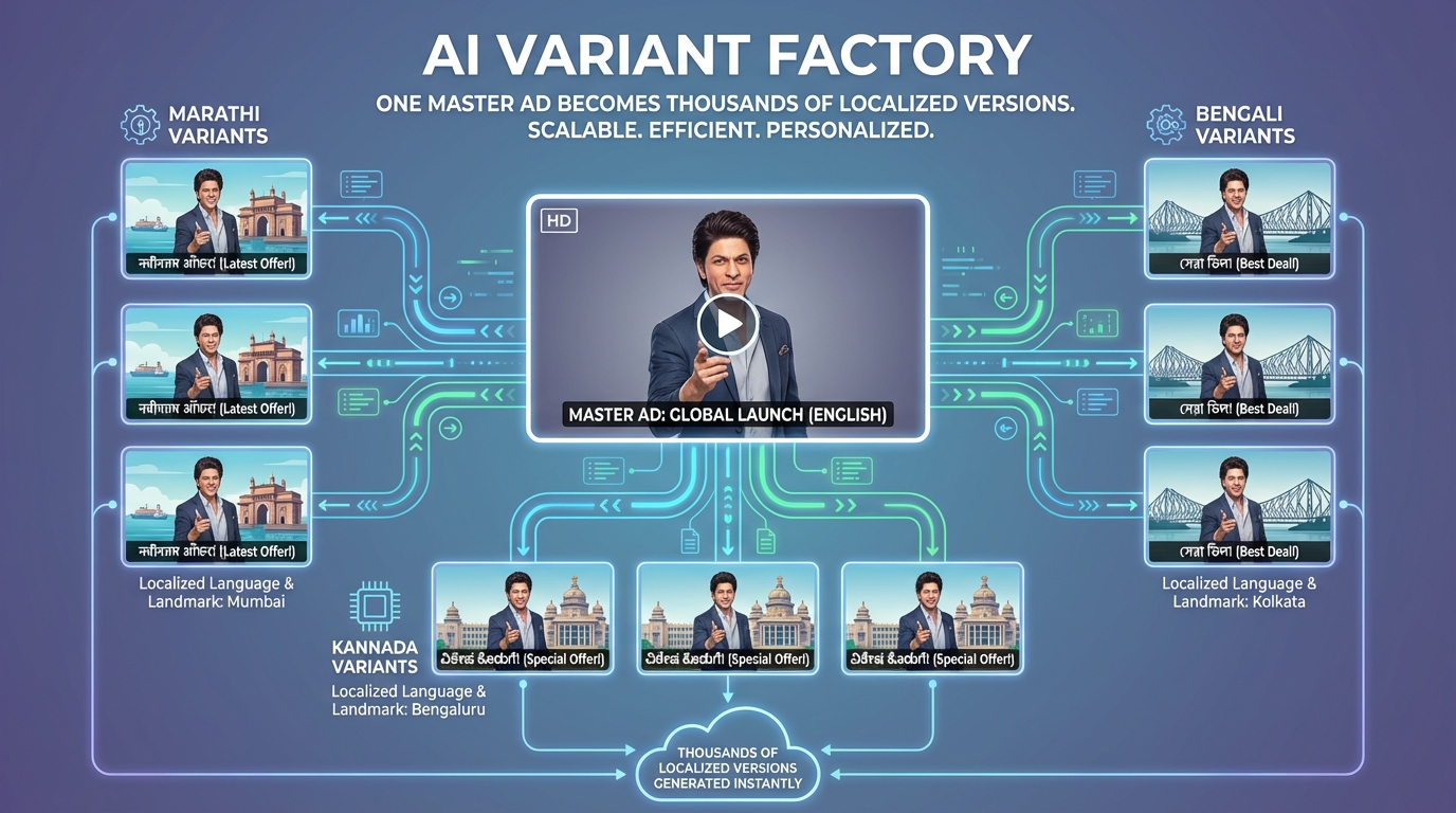 AI-personalized CTV video variants at scale