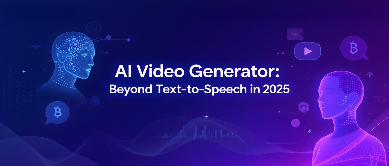 AI Video Generator: Beyond Text-to-Speech in 2025