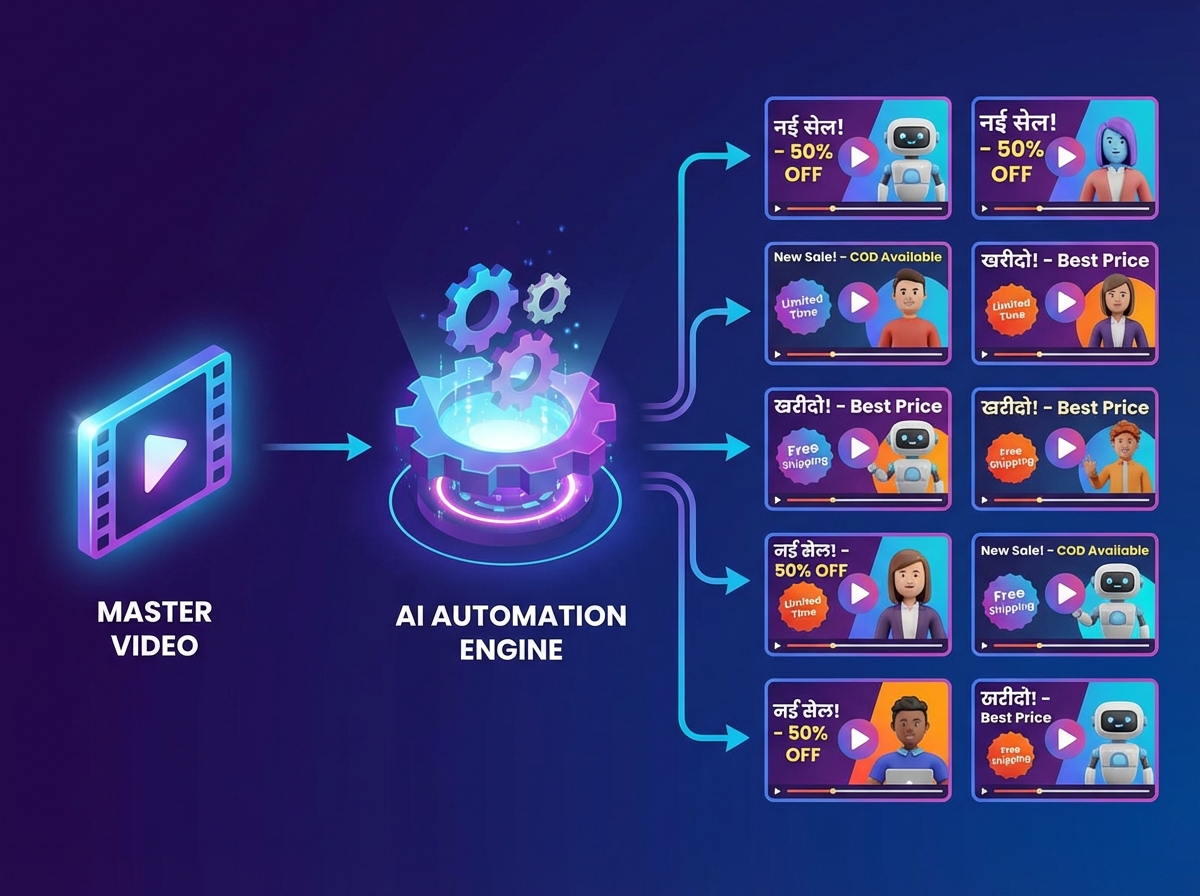 Meta and Google ad automation strategy visual