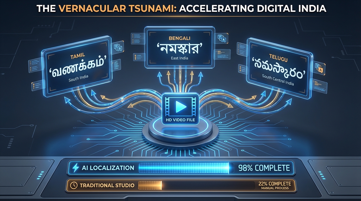 AI automation for dubbing and promo workflows in regional OTT