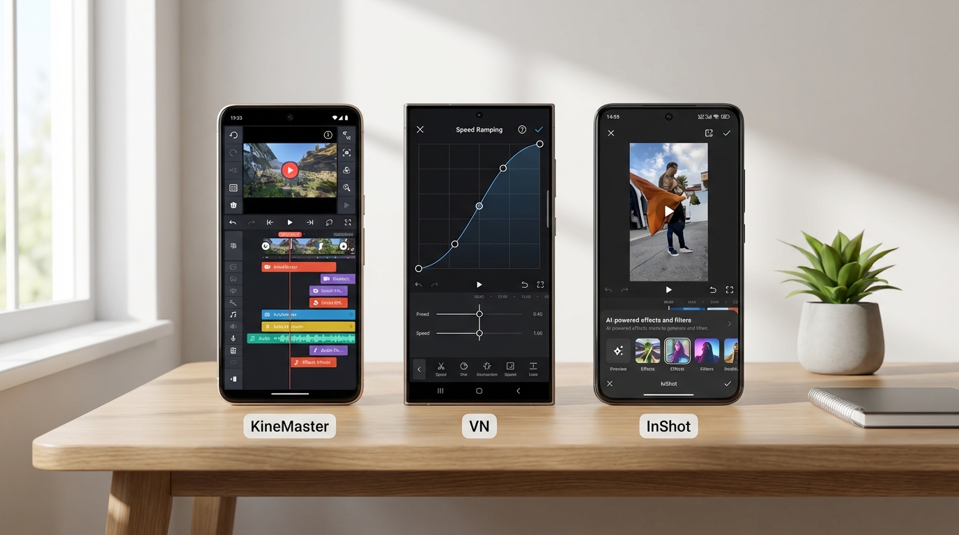 Comparison of mobile video editing apps for creators in India 2026