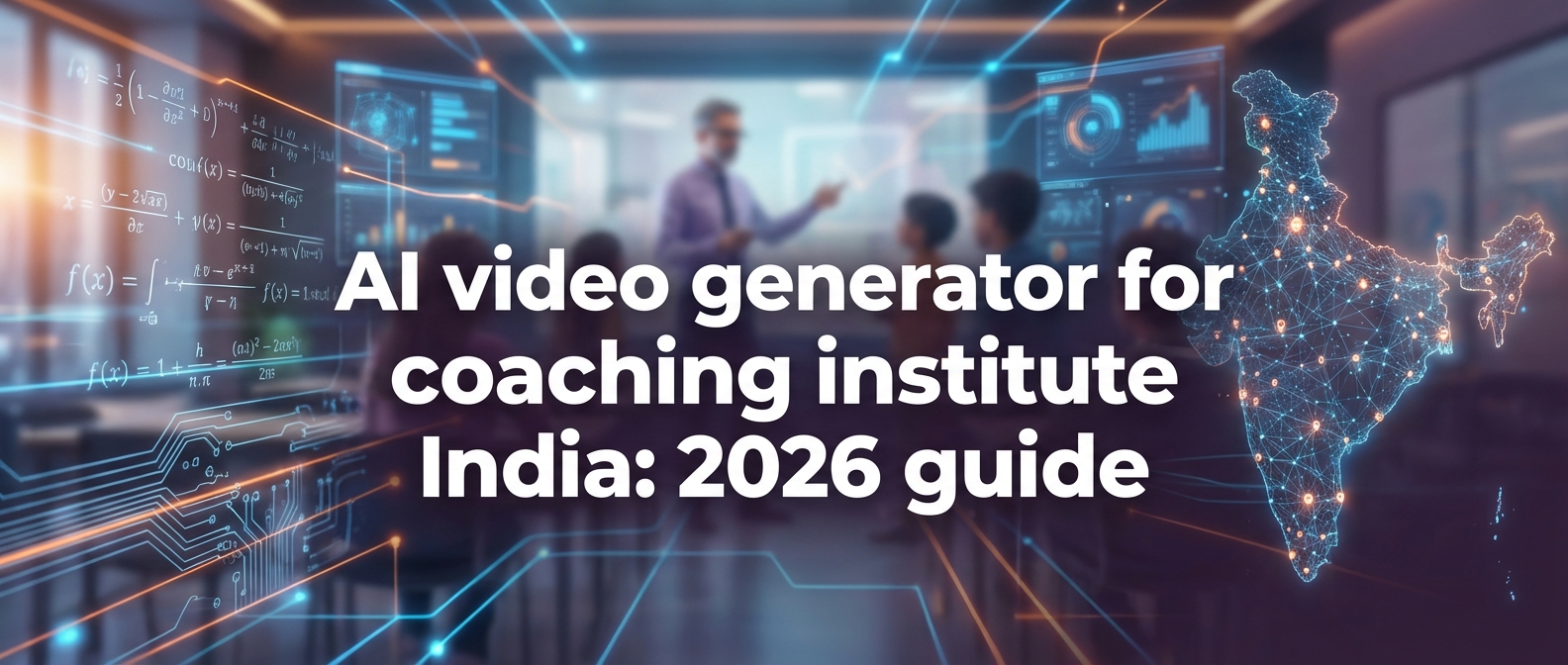 AI video generator for coaching institute India: 2026 guide