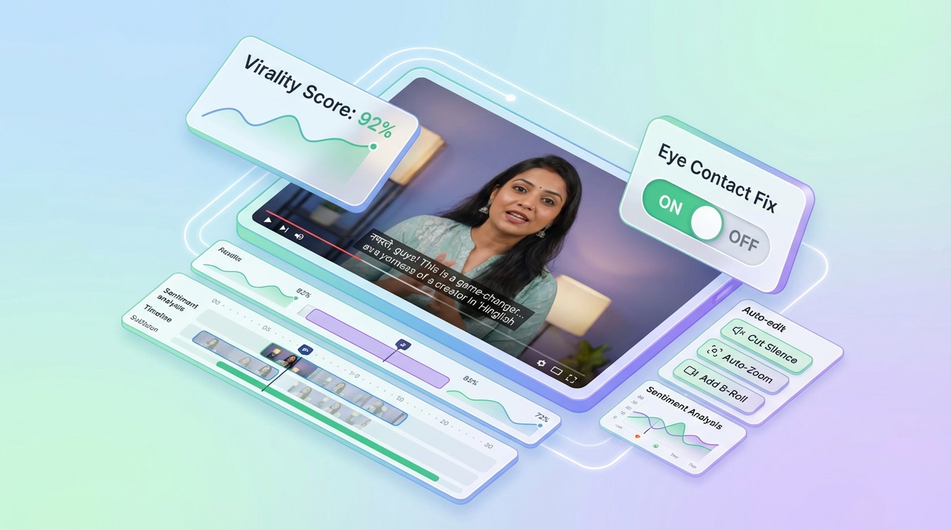 Opus Clip vs Captions.ai comparison chart and features overview