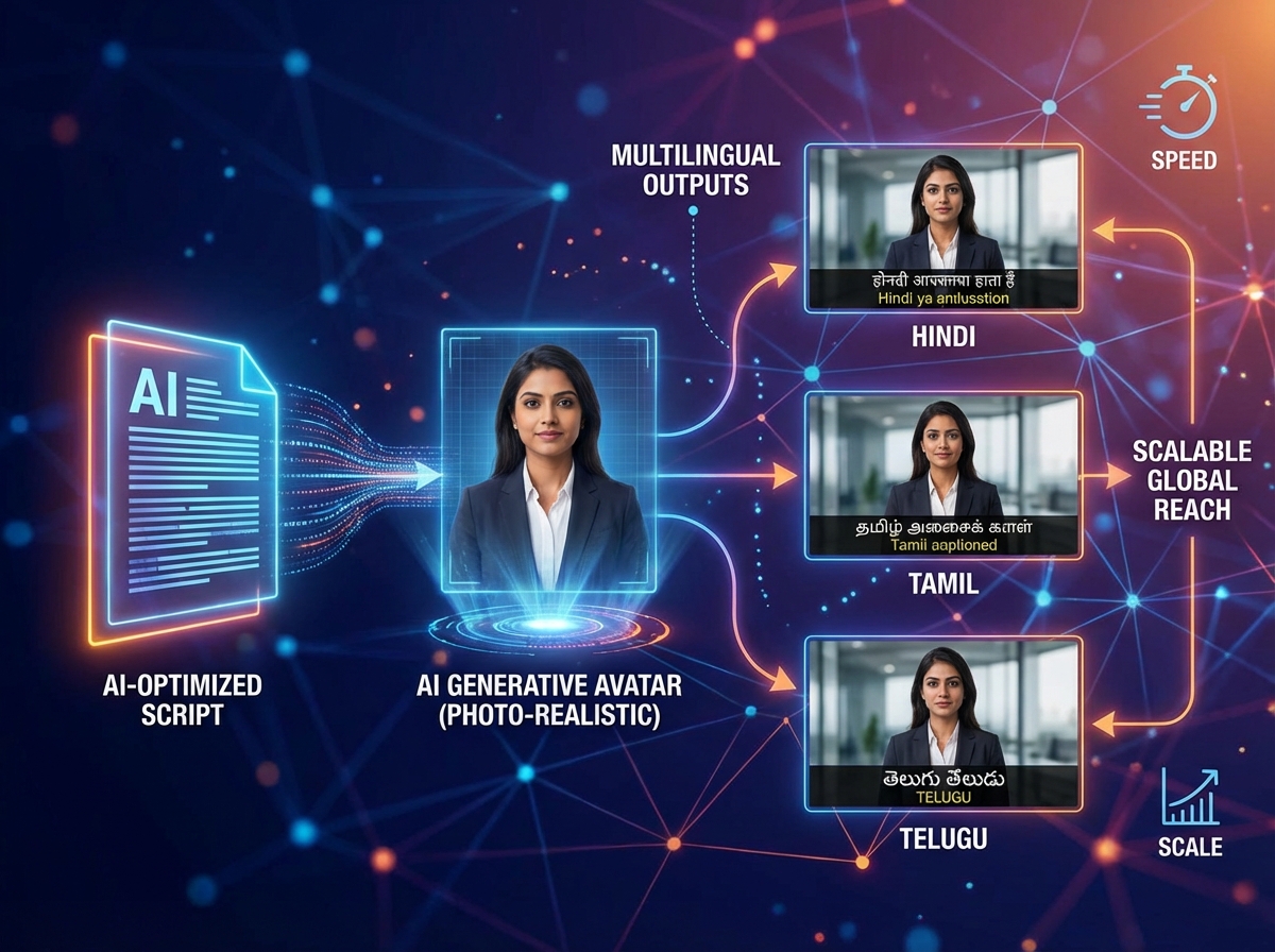AI-driven video production workflow for clusters