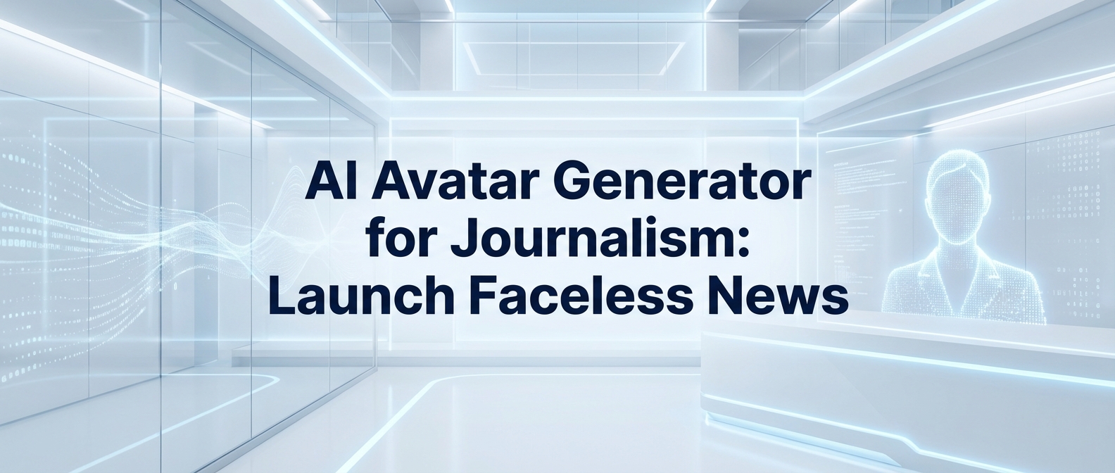 AI Avatar Generator for Journalism: Launch Faceless News